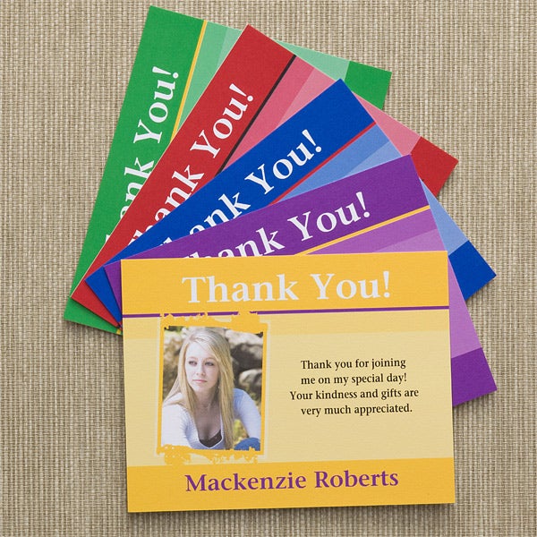 Personalized Photo Thank You Cards - 10164