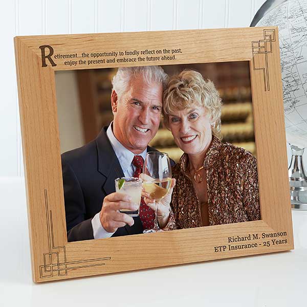 Personalized Retirement Picture Frames 8x10