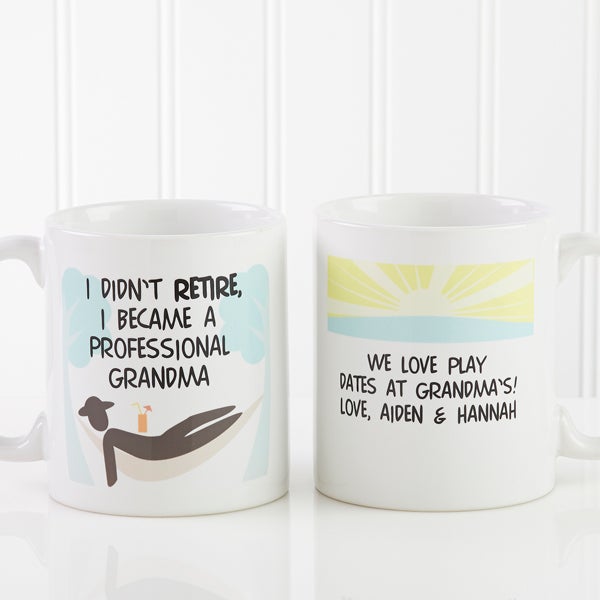 Personalized Retirement Coffee Mugs I'm Retired