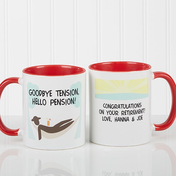 Personalized Retirement Coffee Mugs - I'm Retired - 10174