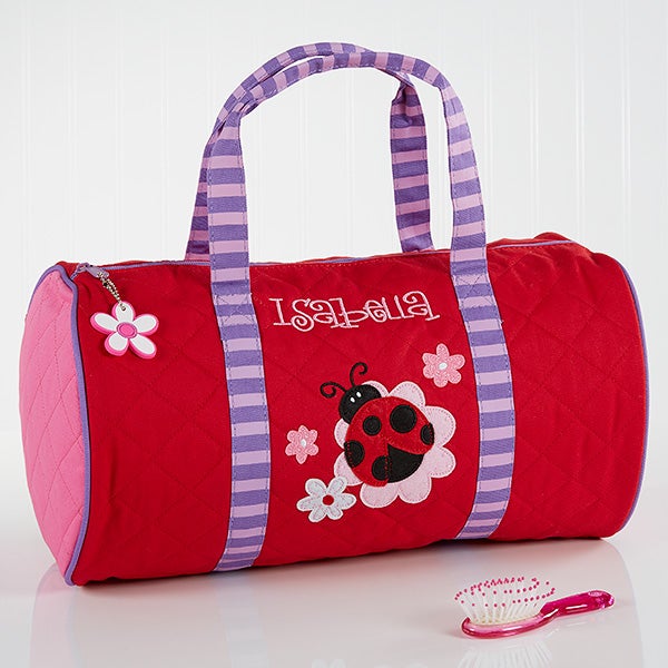 girl duffle bag with name