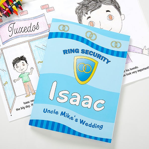 Download Personalized Ring Bearer Coloring Book