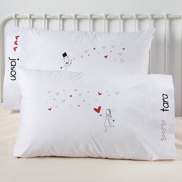 Personalized Pillowcase Set Blown Away By Love