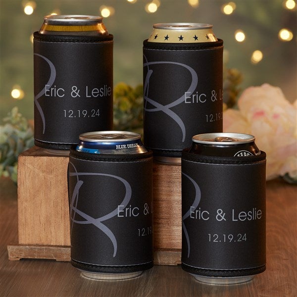 Personalized Wedding Day Can & Bottle Coolers - 10280