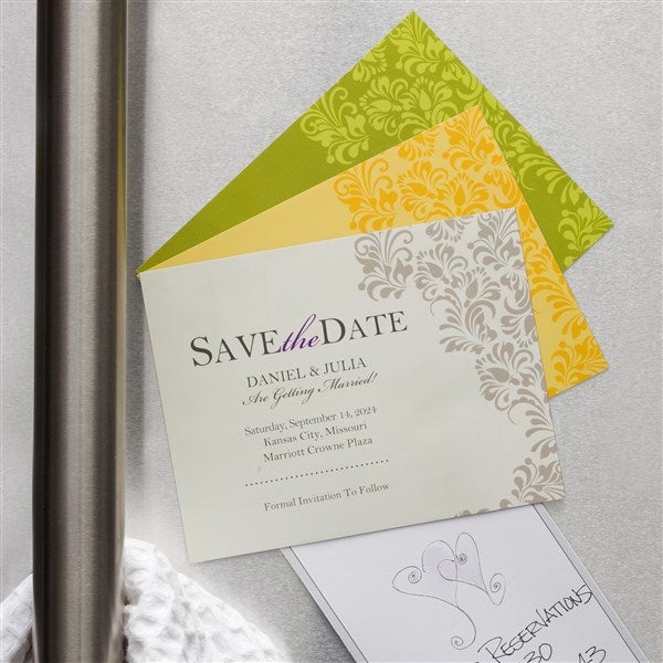 Floral Save The Date Cards & Magnets - 10320