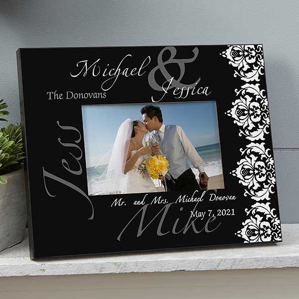 Personalized Wedding Picture Frames Wedding Day