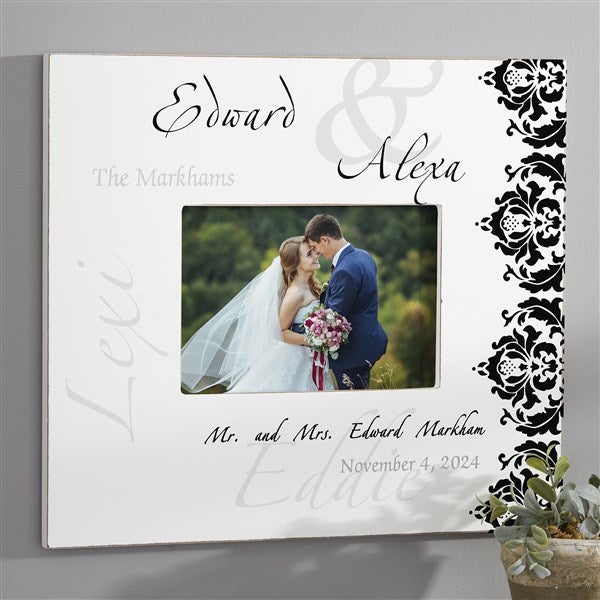 Personalized Wedding Picture Frames - Wedding Day - 10360