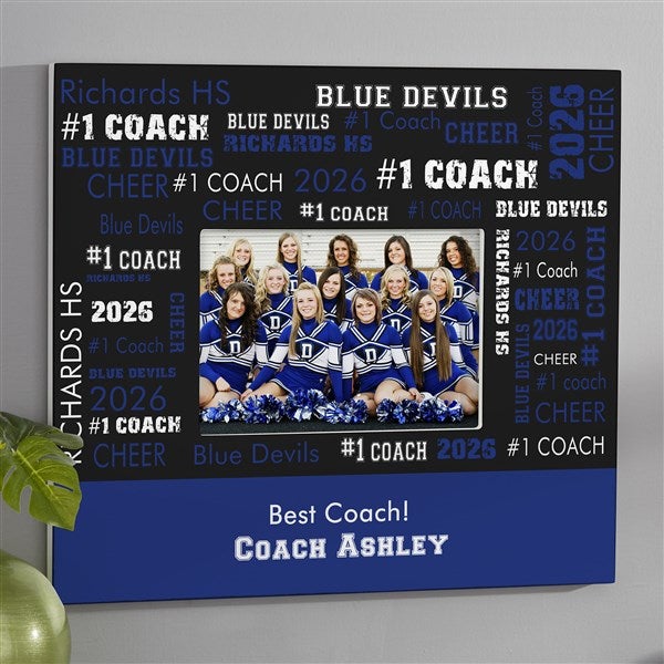 Personalized Sports Coach Picture Frames - 10377