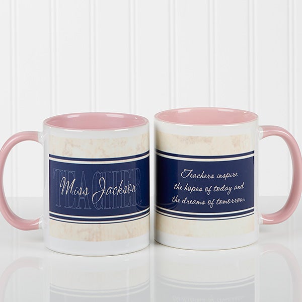 personalized teacher coffee mugs