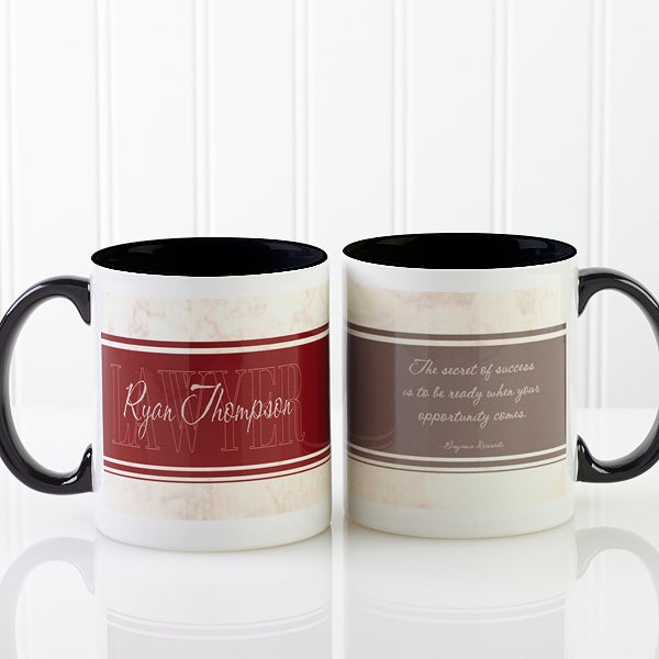 Personalized Office Coffee Mugs - Name Your Career - 10413