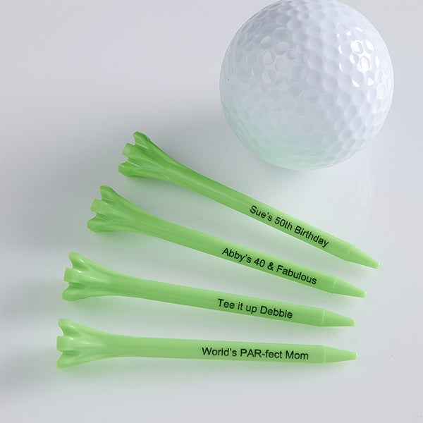 Custom Printed Golf Tees Green Sport & Leisure Gifts