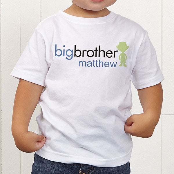 Personalized Toddler T Shirt Brother Or Sister Kids Gifts Toddler T Shirt Brother Or Sister