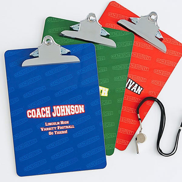 Personalized Coach Clipboards - #1 Coach Personalized Coach Clipboards - #1 Coach