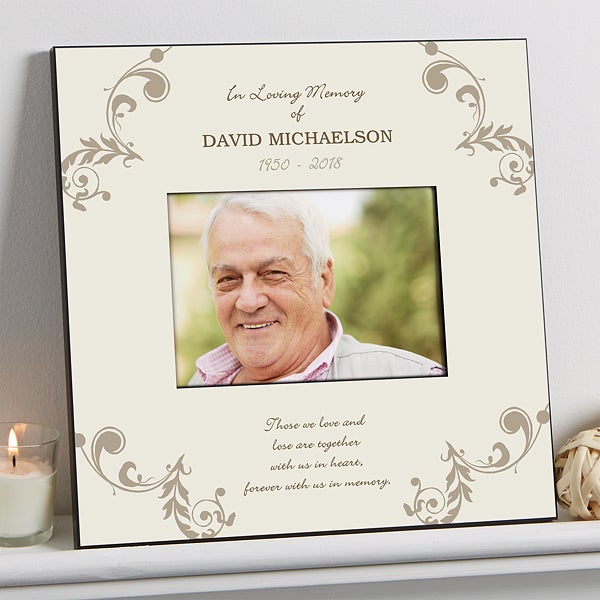 Personalized 5x7 Memorial Picture Frame In Loving Memory