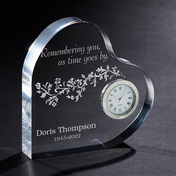 Personalized Memorial Clock - Remembering You - 10784
