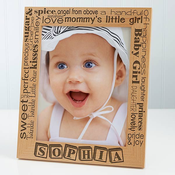 Personalized Baby Picture Frames - Pride & Joy - 10827