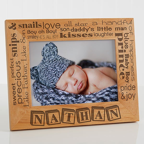 Personalized Baby Picture Frames - Pride & Joy - 10827