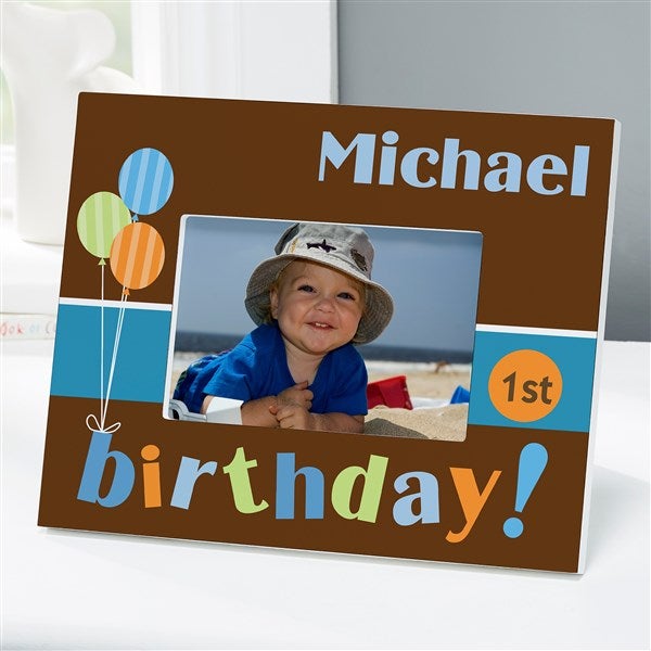 Personalized Kids Birthday Picture Frames - Birthday Time - 10844