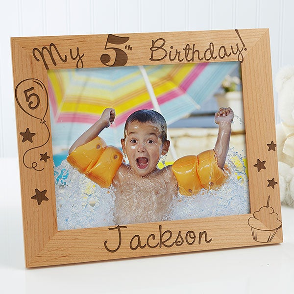 Personalized Kids Birthday Picture Frames - Look How Old I Am - 10852