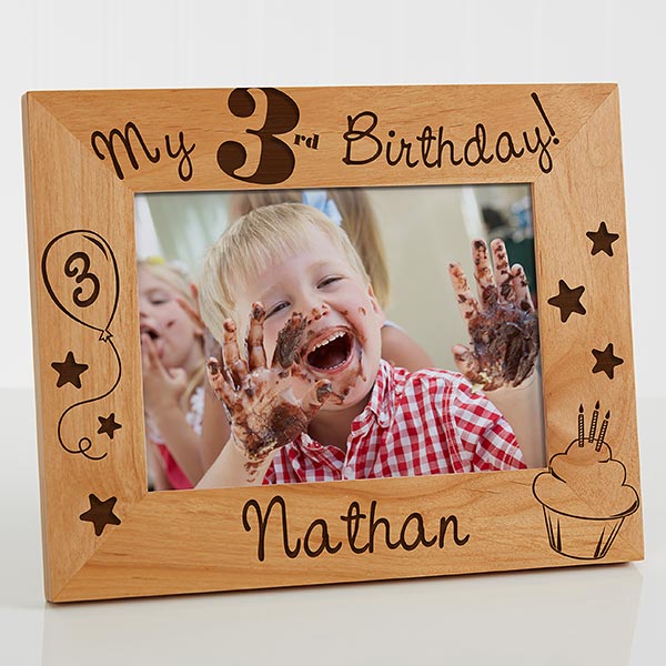 Personalized Kids Birthday Picture Frames - Look How Old I Am - 10852