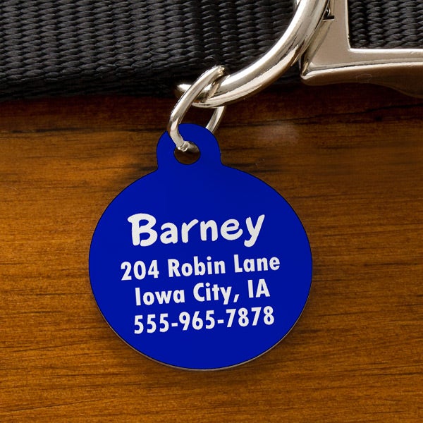 Engraved Pet ID Tags - You Name It - 11051