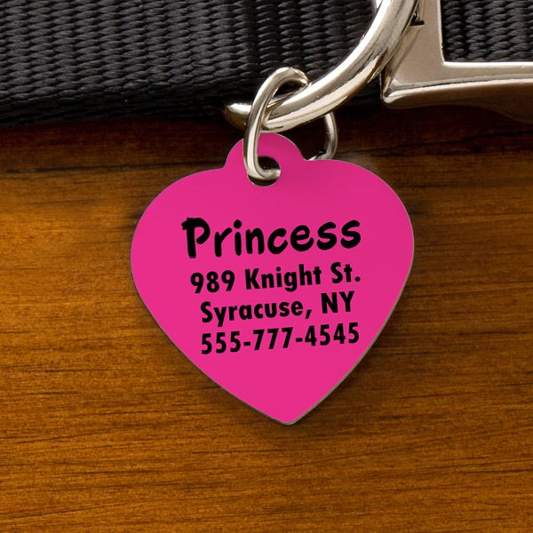 Engraved Pet ID Tags - You Name It - 11051