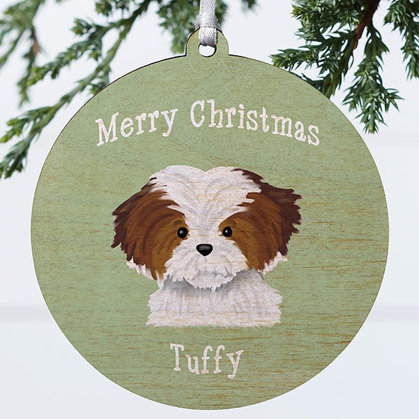 personalized dog ornaments breed