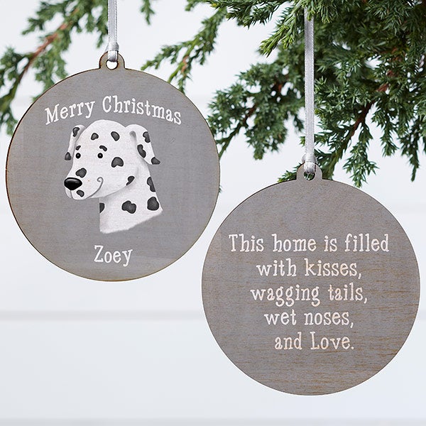 Personalized Dog Breed Christmas Ornaments - 11054