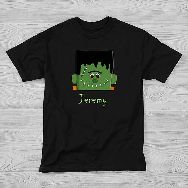 Personalized Halloween Shirts for Boys - Frankenstein - 11096