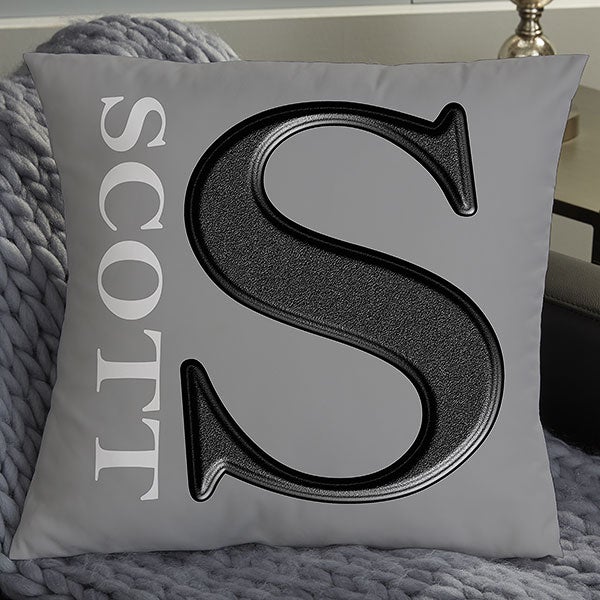 Personalized Throw Pillows Monogram