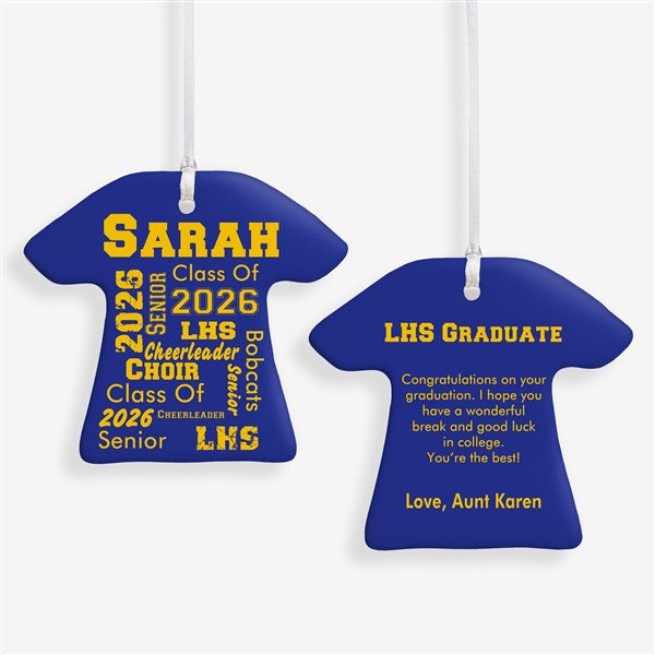 Personalized Christmas Ornaments - School Spirit - 11154
