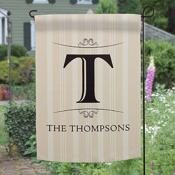 Personalized Garden Flags - Family Monogram - 11217