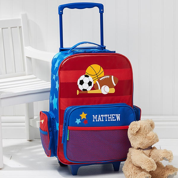 All Star Sports Personalized Kids Name Rolling Luggage by Stephen Joseph