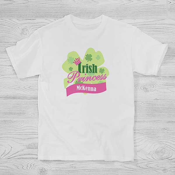 more and more Notorious Consult Little Irish Princess Personalized St. Patrick's Day Hanes® Kids T-Shirt