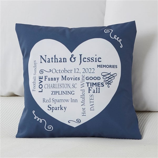 Personalized Keepsake Pillows Our Life Together