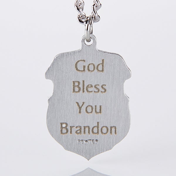 St Michael Law Enforcement Personalized Pendant - Personalized St Michael Pendant St Michael Law Enforcement Personalized Pendant - Personalized St Michael Pendant