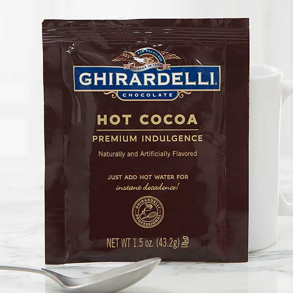 Ghirardelli Double Hot Chocolate Holiday Gift Set with Mug