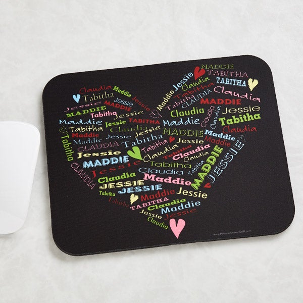 Personalized Mouse Pads - Her Heart Of Love - 11489