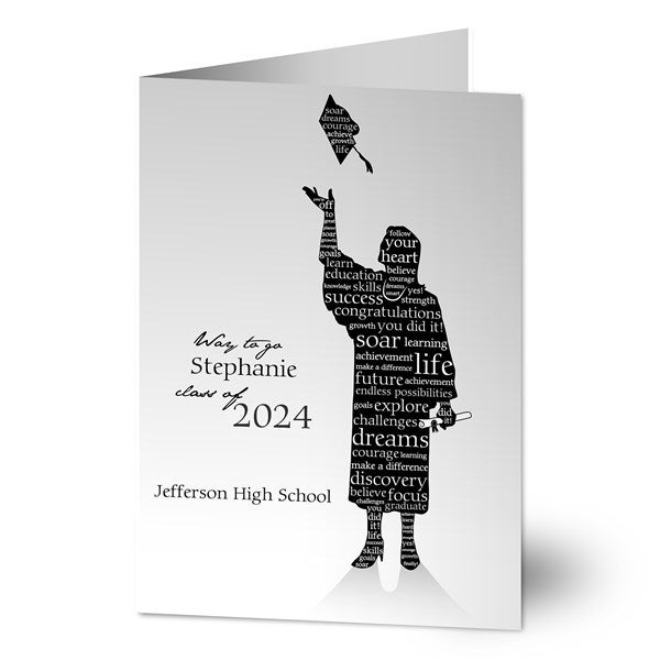 Personalized Graduation Greeting Cards - The Graduate - 11534