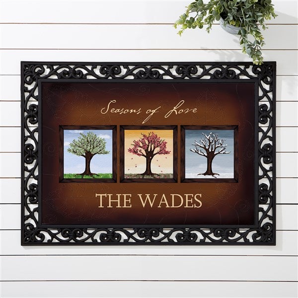 Personalized Family Doormats - The Seasons - 11561