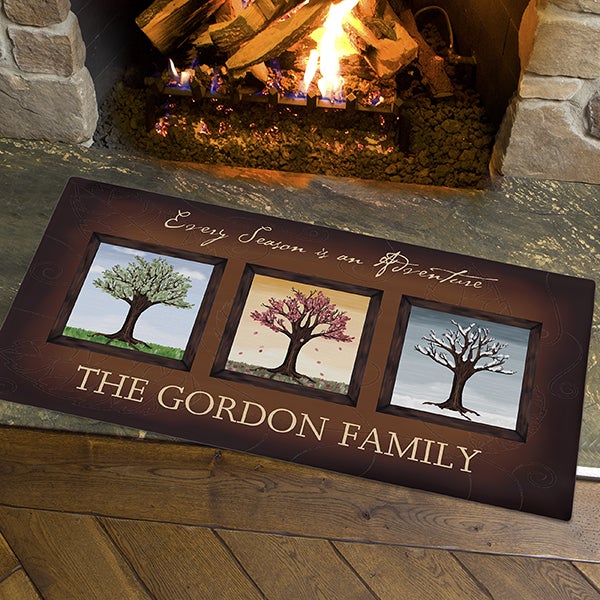 Personalized Family Doormats - The Seasons - 11561