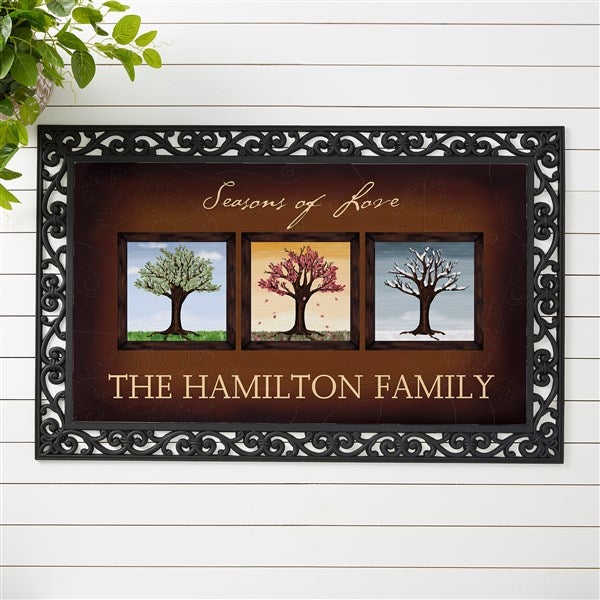 Personalized Family Doormats - The Seasons - 11561