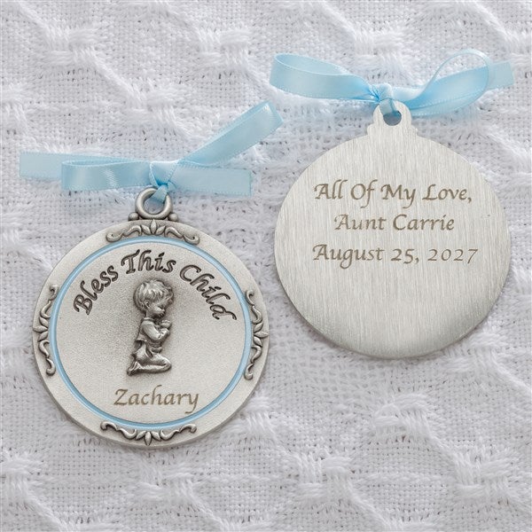 Personalized Crib Medallions - Bless This Child - 11607
