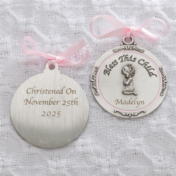 Personalized Crib Medallions - Bless This Child - 11607