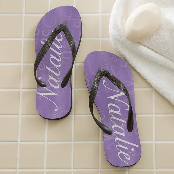 spa flip flops