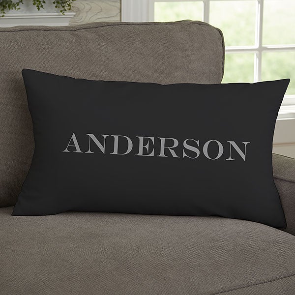 Personalized Throw Pillows - Family Monogram - 11686