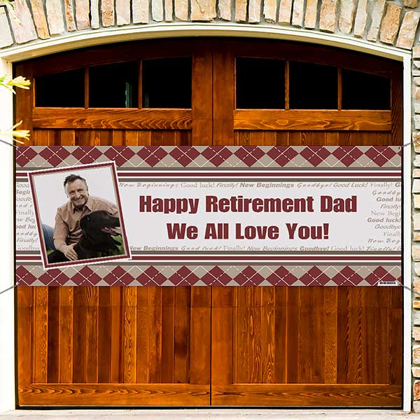 Personalized Retirement Party Banner - Happy Retirement - 11714