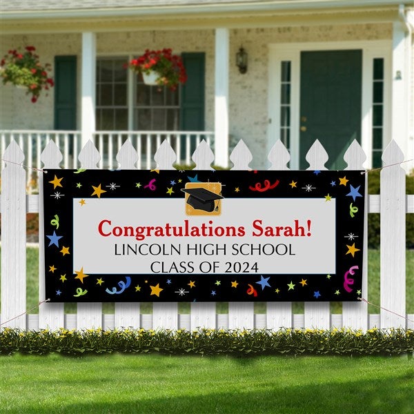 Personalized Graduation Party Banners - Let's Celebrate - 11756