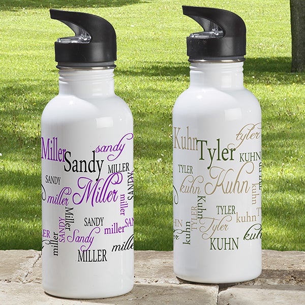 Custom Water Bottles - 26 oz. Aluminum Water Bottle - Qty: 12