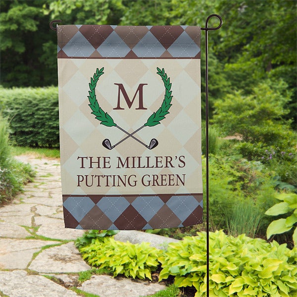 Personalized Garden Flags Golf Pro